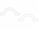 2.75 Inch Router Mount Clamp Vector DXF File
