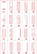 20 Modern Cabinet and Door Panel CNC Vector Patterns