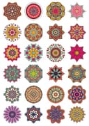 24 Intricate Mandala Ornament Vector Collection for Laser Cutting