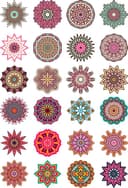 24 Intricate Mandala Patterns Laser Cut Vector Files