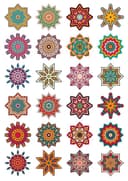 24 Ornamental Mandala Vector Collection for Laser Cutting