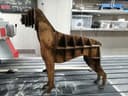 3D Boxer Dog Wooden Puzzle Laser Cut Vector Plan