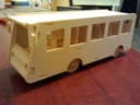 3D Bus Model Laser Cut Vector Plan