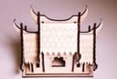 3D Chinese Pagoda Building Laser Cut Vector File