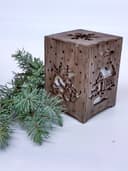 3D Christmas Wooden Lantern Laser Cut Vector File (CDR)
