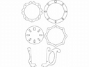 3D Cup Puzzle Laser Cut Vector File (DXF)