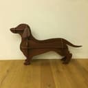 3D Dachshund Dog Shelf Laser Cut Vector Plan
