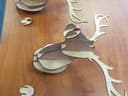 3D Deer Head Wall Art Laser Cut Vector Design
