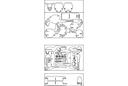 3D Deer Head Wall Mount Laser Cut Vector File (DXF)
