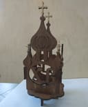 3D Eastern Orthodox Church Easter Decor Laser Cut Vector File