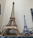 3D Eiffel Tower Laser Cut Model SVG Vector Design