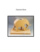 3D Elephant Money Box Laser Cut Vector Plan
