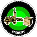3D Forklift Model with Crate Laser Cut Vector DXF File