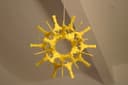 3D Geometric Radiolaria Ornament Laser Cut Vector DXF File