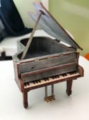 3D Grand Piano Puzzle Laser Cut Vector Design (CDR)