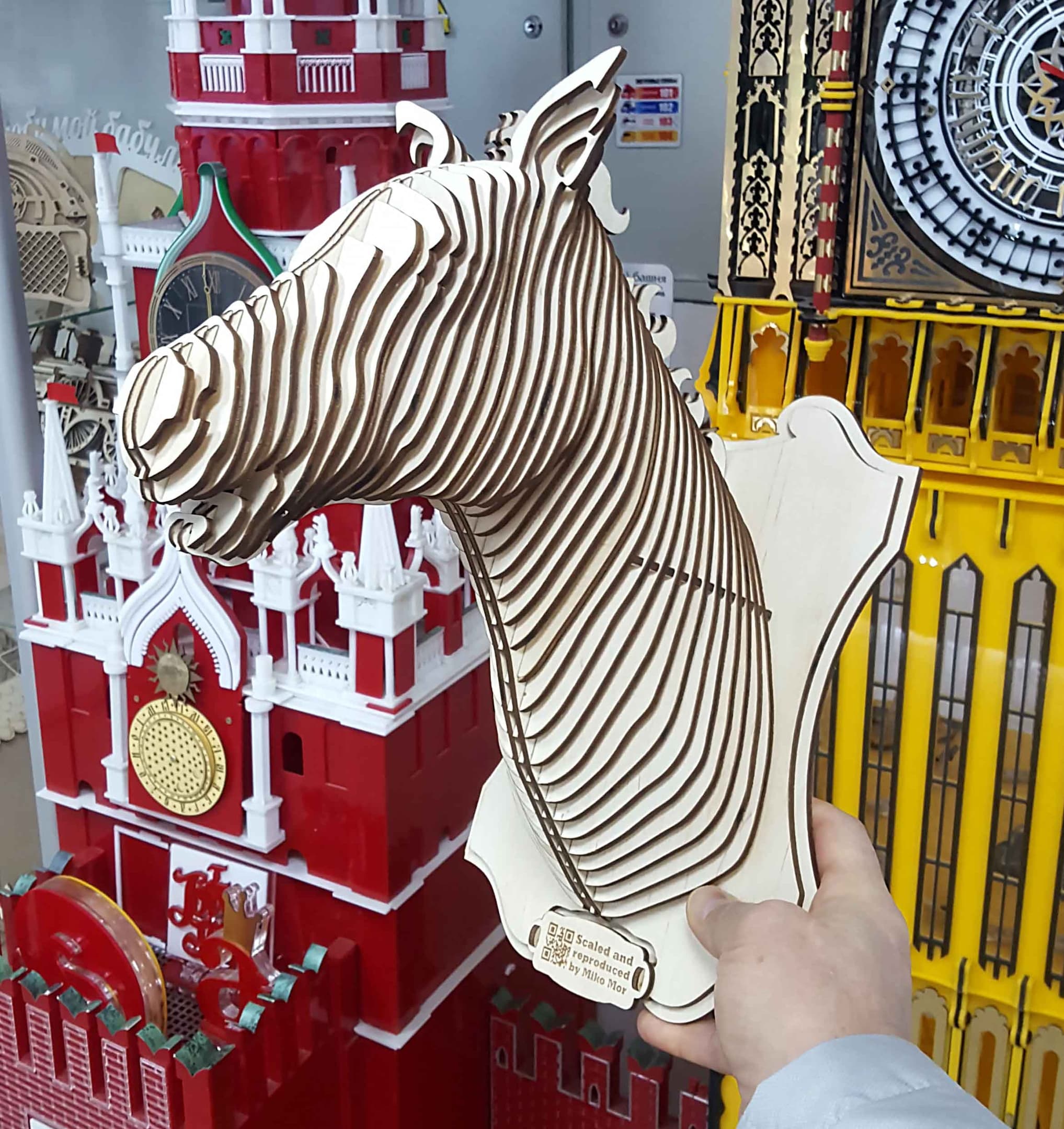 3D Horse Head Wall Decor Laser Cut Vector File