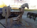 3D Horse Shelf Laser Cut Vector File