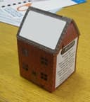 3D House Model Papercraft and Laser Cut Vector File