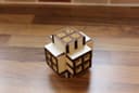 3D Interlocking Cube Puzzle Laser Cut SVG Vector Plan