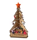 3D Laser Cut Christmas Tree Vector File for CNC DXF