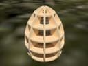 3D Laser Cut Easter Egg Wooden Puzzle DXF PDF CDR
