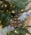 3D Layered Star Christmas Tree Ornament SVG File
