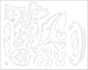 3D Lobster Puzzle Laser Cut Vector File (DXF)