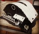 3D Miniature Farm Barn Laser Cut Model Vector Plan