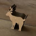 3D Reindeer Puzzle Laser Cut Vector Design