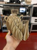 3D Rhinoceros Head Puzzle Vector Plan for Laser Cutting