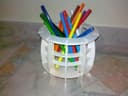 3D Round Pencil Holder Laser Cut Template (SVG, DXF, PDF)
