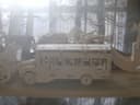 3D School Bus Laser Cut Model Vector File DXF