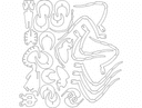 3D Spider Model Laser Cut Vector File (DXF)