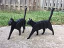 3D Standing Cat Puzzle Laser Cut Vector File DXF