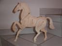3D Standing Horse Puzzle Laser Cut Vector File