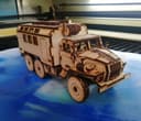 3D Ural Truck Model Laser Cut Vector File