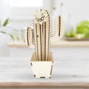 3D Wooden Cactus Puzzle Laser Cut Vector File