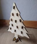 3D Wooden Christmas Tree Advent Calendar Laser Cut File DXF