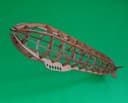 3D Zeppelin Airship Model Laser Cut Vector File