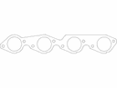 4-Cylinder Engine Exhaust Header Flange DXF File