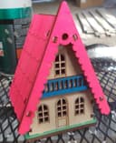 A-Frame Miniature House 3D Puzzle Laser Cut Vector File
