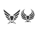 Abstract Eagle Silhouette Vector for Laser Cutting - SVG, DXF, CDR