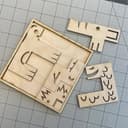 Abstract Geometric Animal Puzzle Laser Cut Vector File