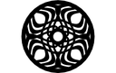 Abstract Geometric Mandala Vector DXF for Laser Cutting