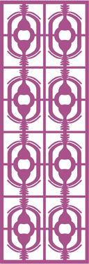 Abstract Geometric Seamless Laser Cut Panel Vector DXF