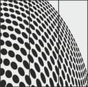 Abstract Polka Dot Sphere Pattern Vector for Sandblasting