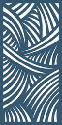 Abstract Swirl Geometric Panel Vector DXF for Laser Cutting
