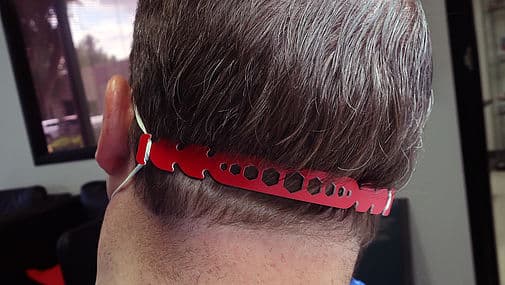 Adjustable Mask Ear Saver Strap Laser Cut File Vector