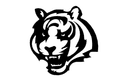 Aggressive Tiger Head Vector Design for Laser Cutting DXF