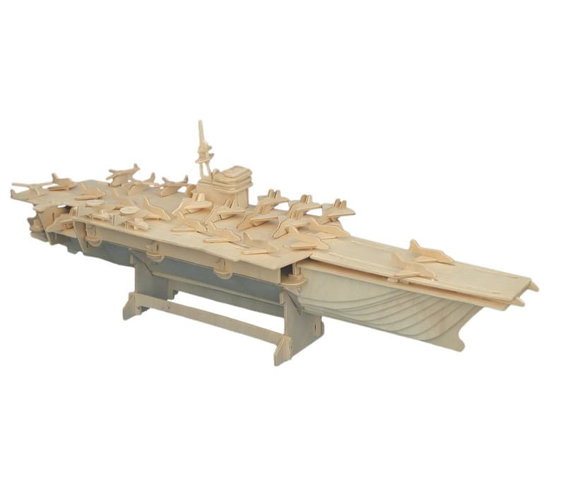 Aircraft Carrier 3D Puzzle Laser Cut Vector File